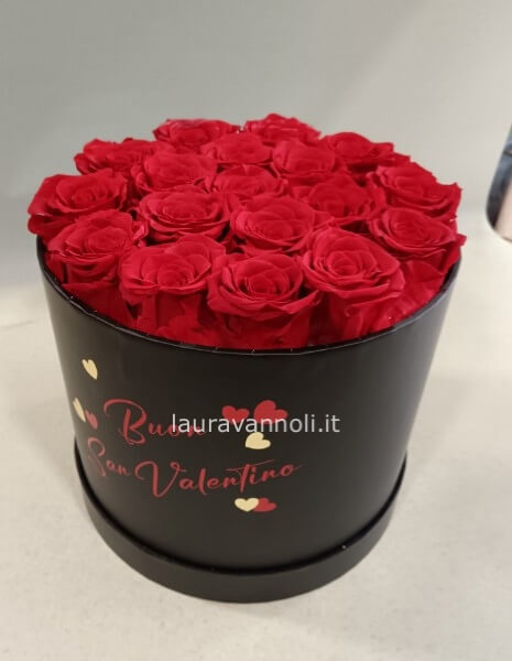 Flower box con rose vari colori Flower box con rose vari colori